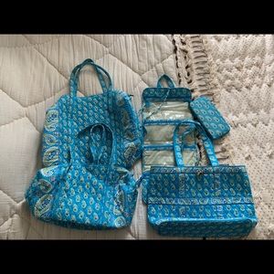 Vera Bradley 5 piece luggage set